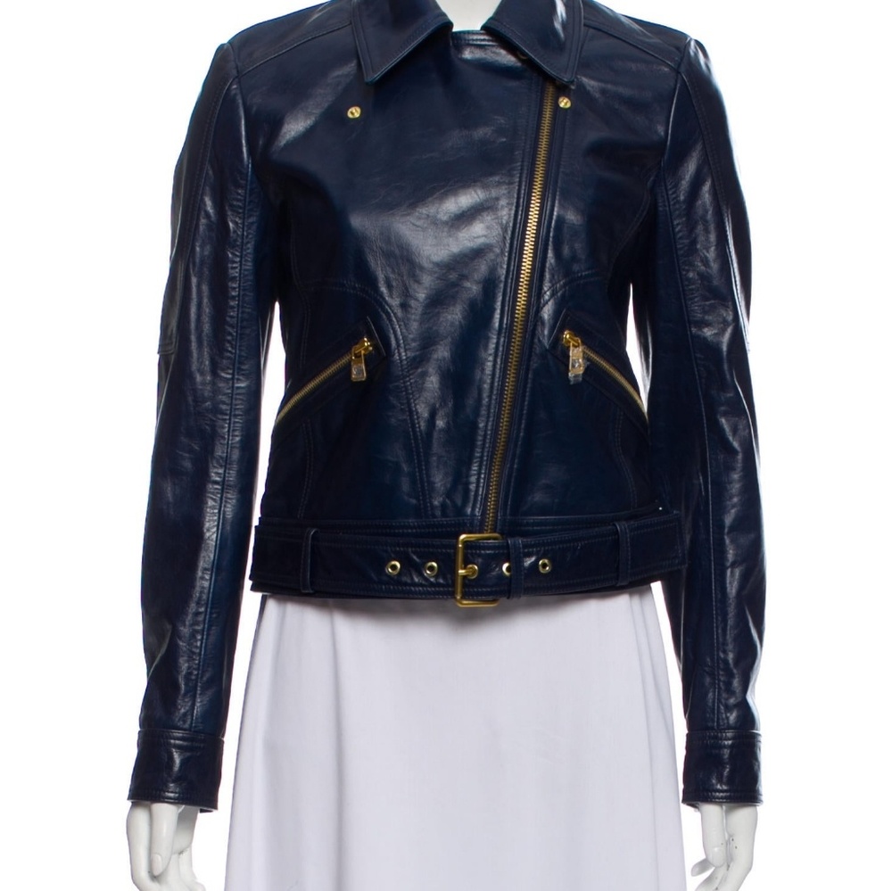 NWT Tory Burch Bianca Leather Motorcycle Jacket